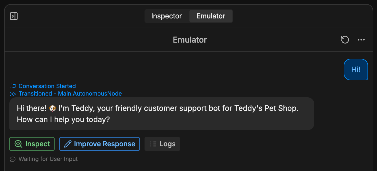 Test prompt